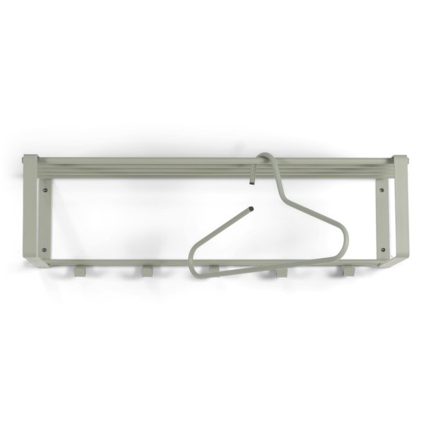 Dinex - Hattehylde i stvet grn metal, bredde 70 cm.