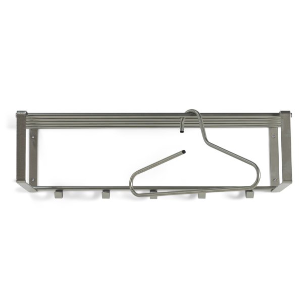 Dinex - Hattehylde i nikkel, bredde 70 cm.