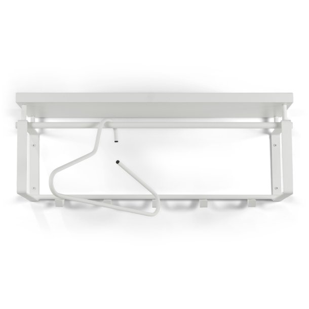 Dinex - Hattehylde i hvid metal og hvidt tr