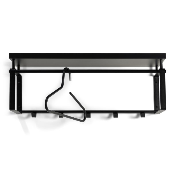 Dinex - Hattehylde i sort metal og sort tr
