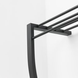 Swung - Hattehylde i sort metal, vghngt