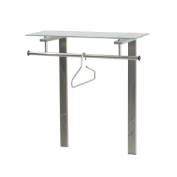 Peyto - Hattehylde i nikkel og hvidt glas