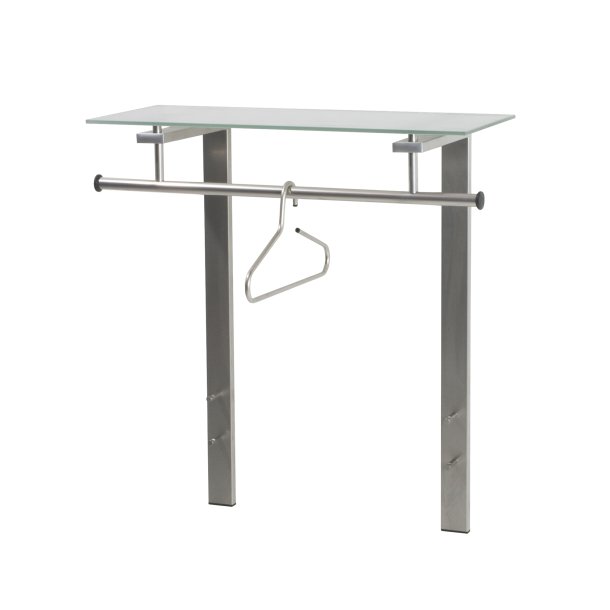 Peyto - Hattehylde i nikkel og hvidt glas