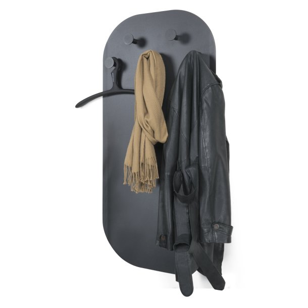 Preston - Hattehylde i sort metal og magnet funktion