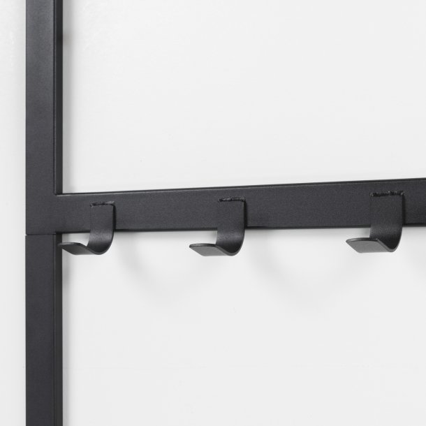 Trieste - Tj- og sko stativ i sort metal