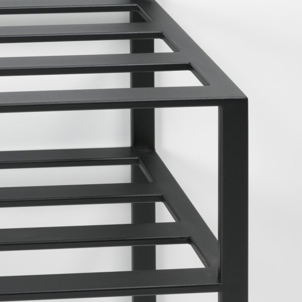 Trieste - Tj- og sko stativ i sort metal