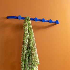 Flash - Marinbl metall kroklist med sex krokar