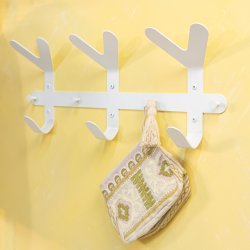 Compacto - Knager�kke i hvid metal, bredde 66 cm.