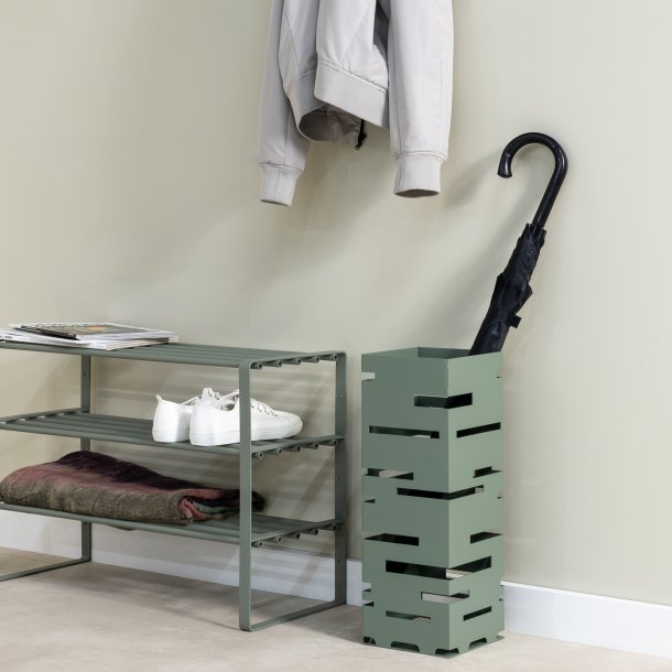 Pico - Paraplyholder i stvet grn metal
