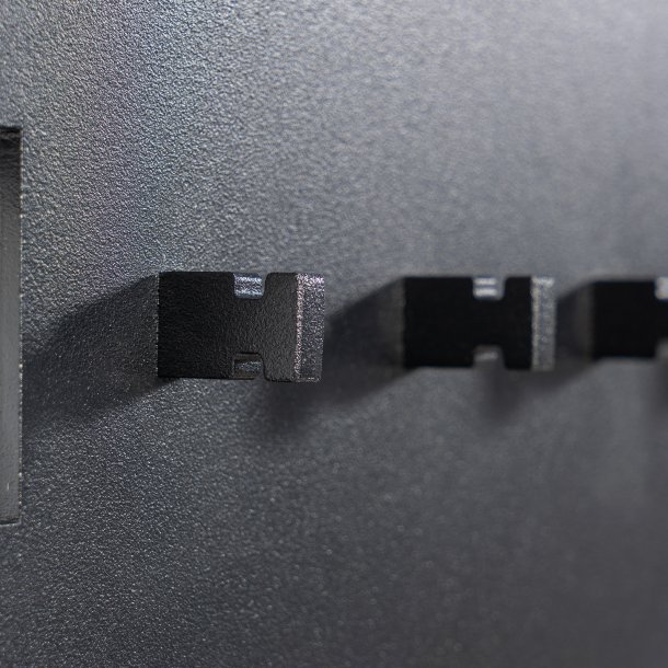 Puzzle - Kroklist i svart metall