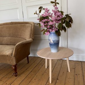 CT 10 - Sofabord i massiv bøg og diameter 50 cm
