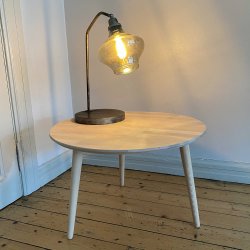 CT 10 - Sofabord i massiv bg og diameter 60 cm