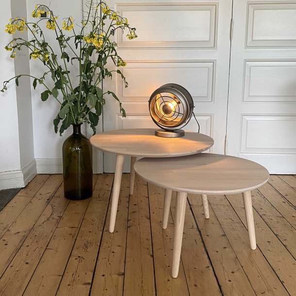 CT 10 - Sofabord i massiv bg og diameter 60 cm