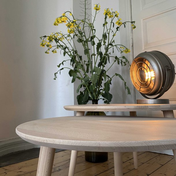 CT 10 - Sofabord i massiv bg og diameter 80 cm