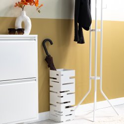 Pico - Paraplyholder i hvid metal