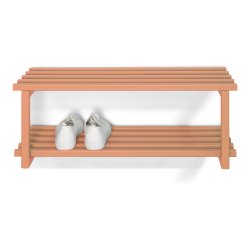 Razor - Skohylde i terracotta farvet metal