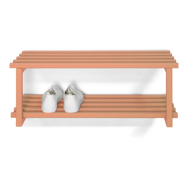 Razor - Skohylde i terracotta farvet metal