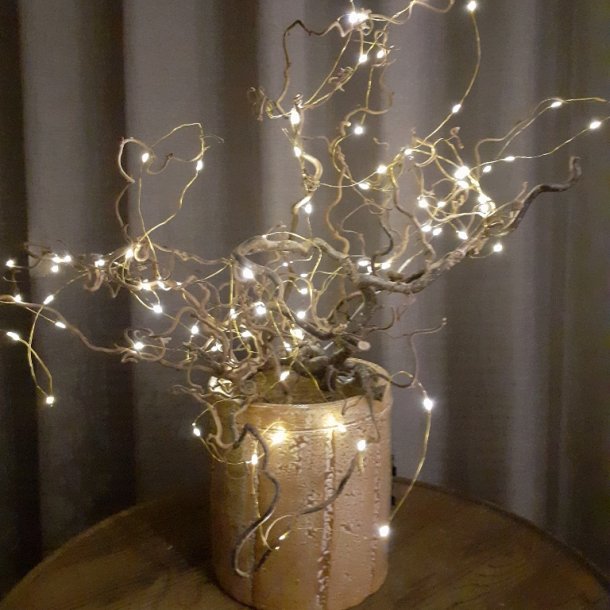 Lyskde i messing, 10 meter lang