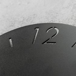 Fuga - Vgur i sort stl, diameter 60 cm.