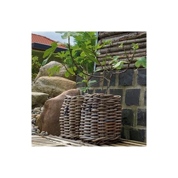 Ratata - Rattan kurv, firkantet, 27 x 27 x hjde 40 cm