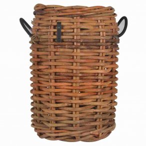 Ratata - Rattan kurv, rund, ø 45 x højde 66 cm