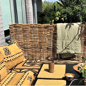 Shadow - Skyddstaket i rottingfltning, 120 x 90 cm