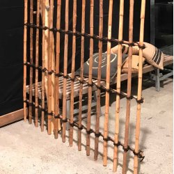 Shadow - Lhegn i rattan flet, 120 x 150 cm