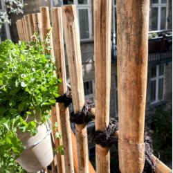 Shadow - Lhegn i rattan flet, 120 x 150 cm