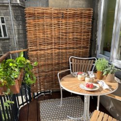 Shadow - Skyddstaket i rottingfl�tning, 120 x 150 cm