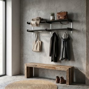 Soul � Dubbel hatthylla med en bredd p� 115 cm