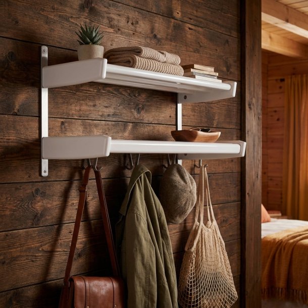 Soul � Dubbel hatthylla med en bredd p� 90 cm