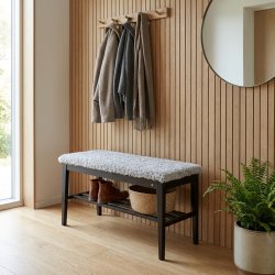 Hall - B�nk i sortbejdset eg
