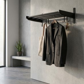 Freja - Hattehylde i massiv eg, med en bredde p� 59 cm