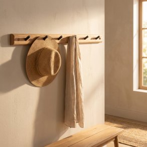  Freja � Kroklist i massiv ek, 80 cm bred