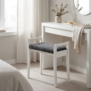  Soul � Vitlackad pall med en bredd p� 58 cm
