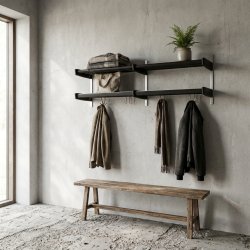 Soul � Dubbel hatthylla med en bredd p� 115 cm