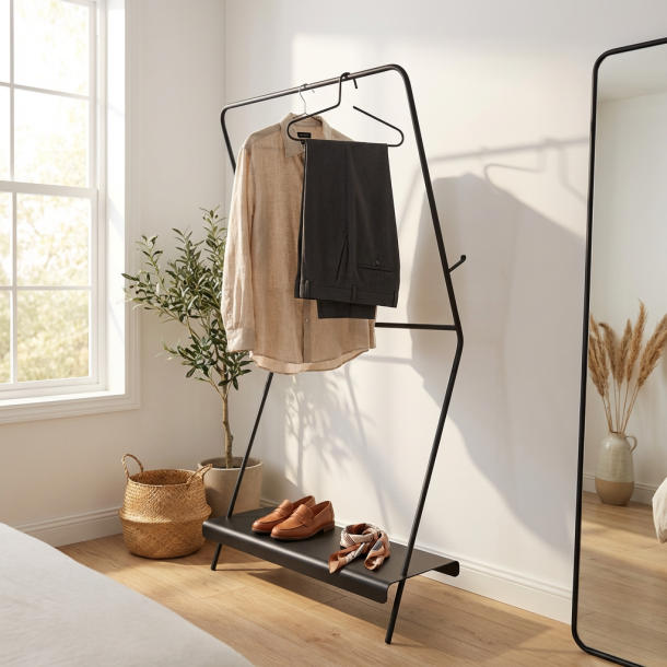 Pinot kl�dst�ll i svart metall