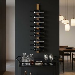 Vino - vinreol til ti flasker i slebet st�l og seks farver