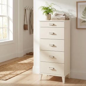 Dixi - Kommode med 5 skuffer og bredde 40 cm