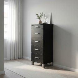 Hall - Kommode med 5 skuffer og 40 cm bred