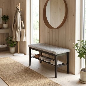 Hall - B�nk i sortbejdset eg