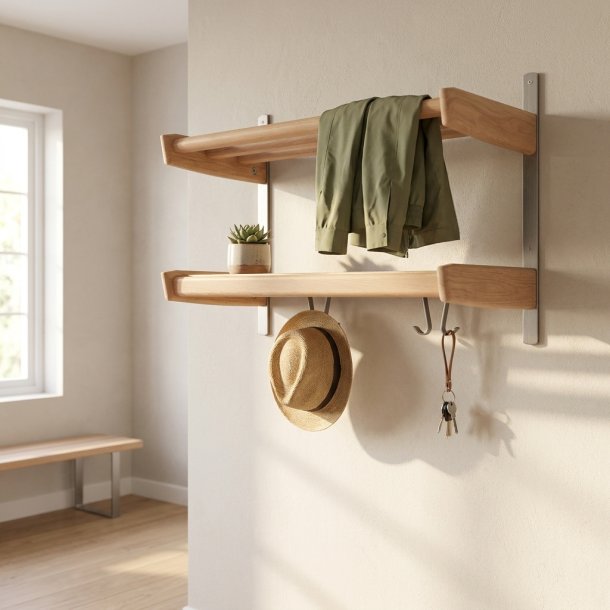 Soul � Dubbel hatthylla med en bredd p� 59 cm