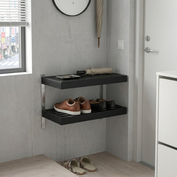 Hall - Dobbelt skohylde som v�gmodel med en bredde p� 50 cm