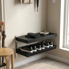 Hall - Dobbelt skohylde som v�gmodel med en bredde p� 50 cm
