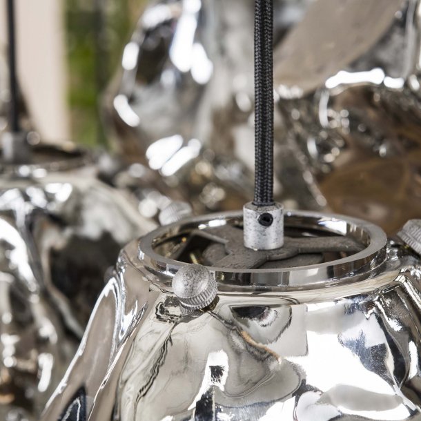 Rock - Loftlampe med syv mundblste glasskrme