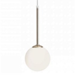 Stick - Loftlampe i guld og glas,  14 cm. kuppel