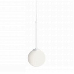 Stick - Loftlampe i hvid metal og glas,  14 cm. kuppel