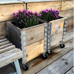 Arizona - Opbevaringskasse i genbrugstr, 36 x 36 x hjde 48,5 cm