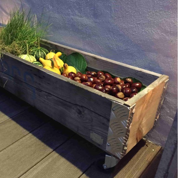 Arizona - Opbevaringskasse i genbrugstr, 102 x 25 x hjde 29,5 cm