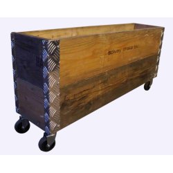 Arizona - Opbevaringskasse i genbrugstr, 102 x 25 x hjde 48,5 cm